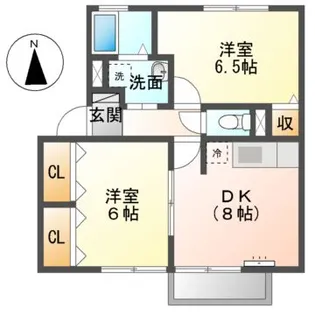 コスモスハウス【2階】の間取り