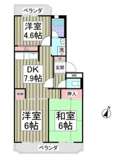 ベルエポック【3階】の間取り