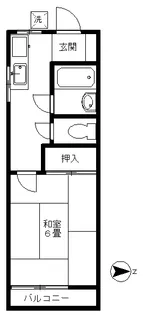 シュロッセ府中【2階】の間取り