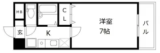 コンフォートビル【5階】の間取り