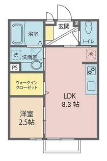 イルミナル【1階】の間取り