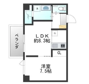 N s銘苅II【5階】の間取り