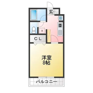 フォレストヒル北仙台【1階】の間取り