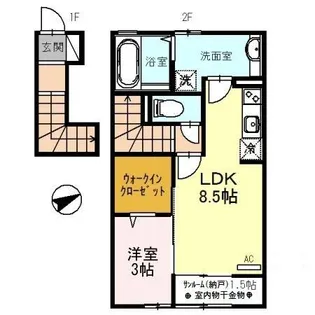 Villetta(ヴィレッタ)【2階】の間取り