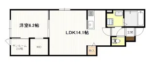 Dr.ヒルルク玖波【1階】の間取り