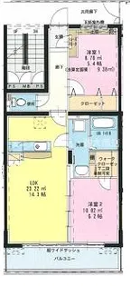 ベルポスト【2階】の間取り
