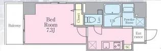 MANOA白金高輪【3階】の間取り