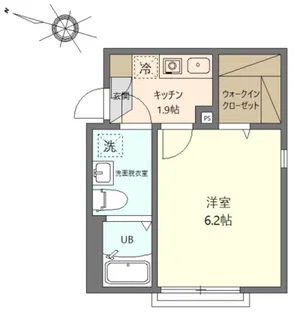 グランステージ川崎【3階】の間取り