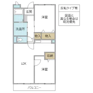 プルミエ・ラムール【3階】の間取り