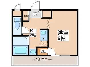 CREST-1【7階】の間取り