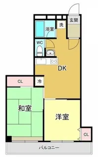 第一大黒ビル【4階】の間取り