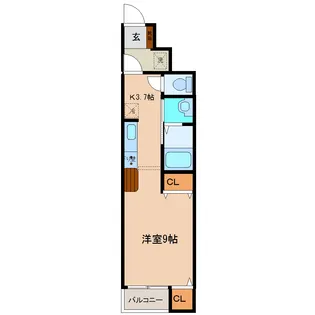 ドゥ・アネッサVIIIA棟【1階】の間取り