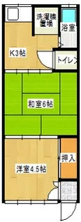 寿マンション【1階】の間取り