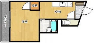 コーポ幸【3階】の間取り