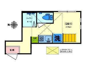 森パレス【2階】の間取り