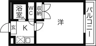 ロハシーK【3階】の間取り