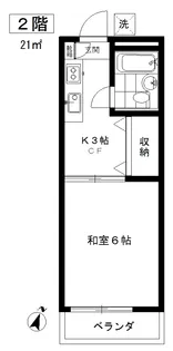 ハイムすみれ【2階】の間取り