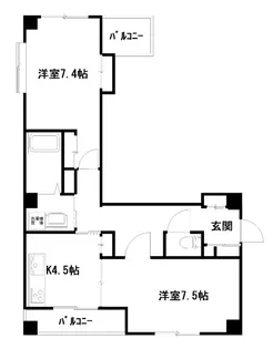 志村JKヒルズ【3階】の間取り
