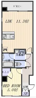 アルカディア【3階】の間取り