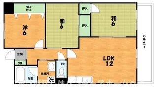 ベルメゾン宮下【4階】の間取り