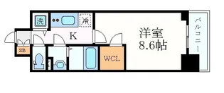 1Kの間取り画像