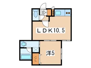 パ-クナイン【2階】の間取り