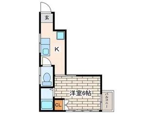 野木アパート【2階】の間取り