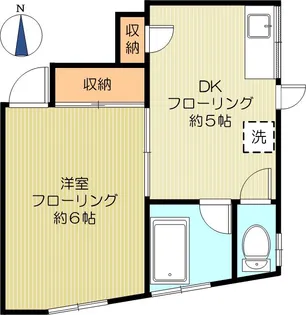 グリーンハウスIV【1階】の間取り