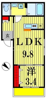 Glam南流山【1階】の間取り