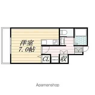 エクラ (ECLAT)【1階】の間取り