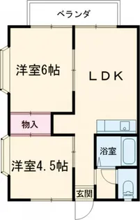 コーポアイエム【2階】の間取り