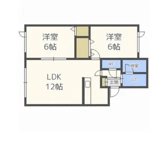 パークアベニューもみじ台【3階】の間取り