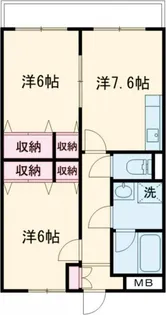 新潟県長岡市蓮潟1【アパート】の間取り