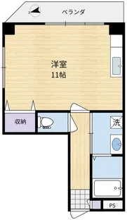 ベルメゾンIII【2階】の間取り