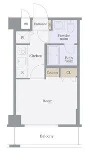 東京都品川区西五反田3【マンション】の間取り