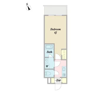 PREMIUM CUBE G 白金台【1階】の間取り