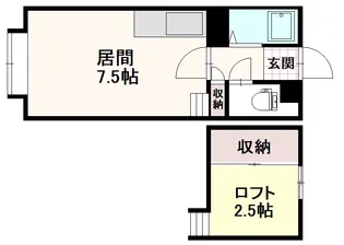 ノース1686【2階】の間取り