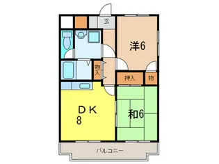 セントポーリア【2階】の間取り