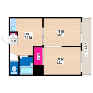 ICube流町【3階】の間取り