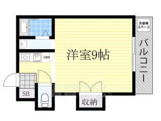 フラットエム【2階】の間取り