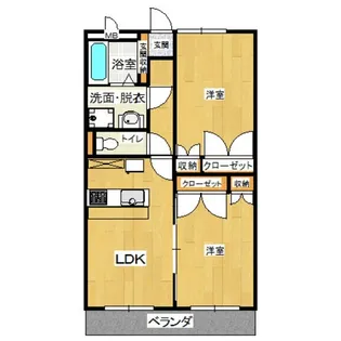 ファミール【2階】の間取り