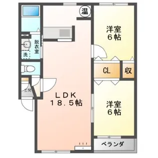 Mハイツ宮の森11【1階】の間取り