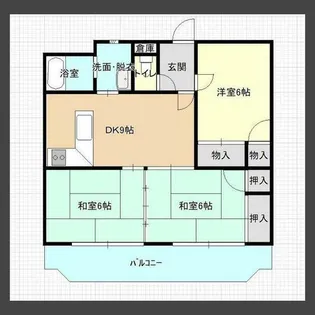 広島県広島市安芸区矢野東4【マンション】の間取り