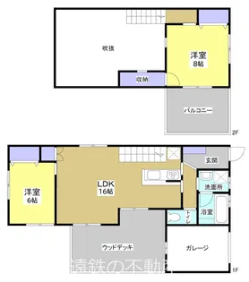 静岡県浜松市中央区十軒町【一戸建】の間取り