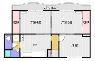 アメニティハイツ【2階】の間取り