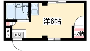 山口パレス【4階】の間取り