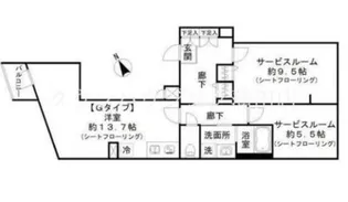 アイディ西馬込12【1階】の間取り