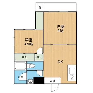 メゾンアリタ【6階】の間取り