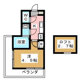 アーベインα【3階】の間取り