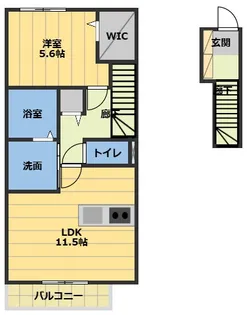 ユイメゾン幸町【2階】の間取り
